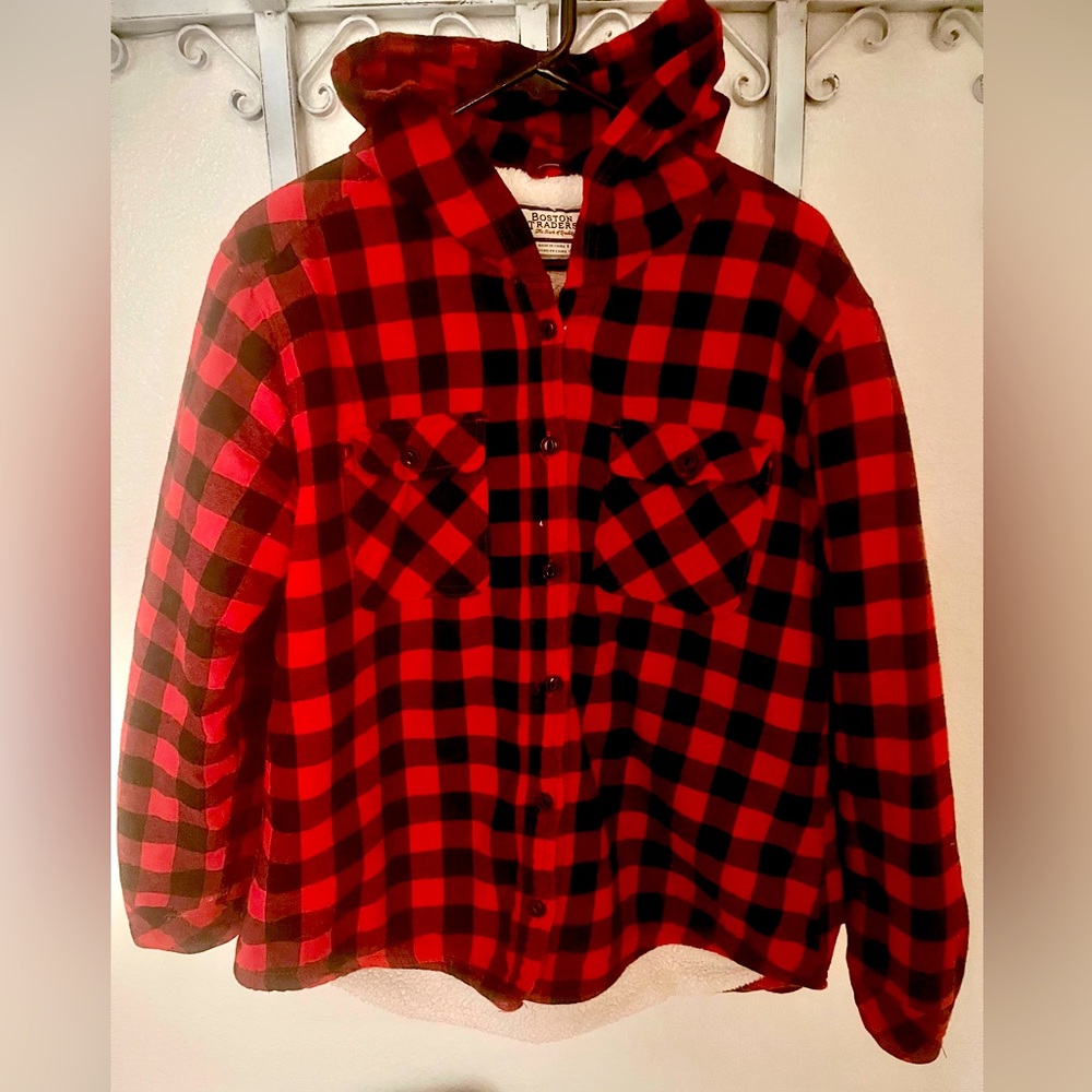Sherpa Red/Black Flannel